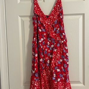 New with tag express red floral dress